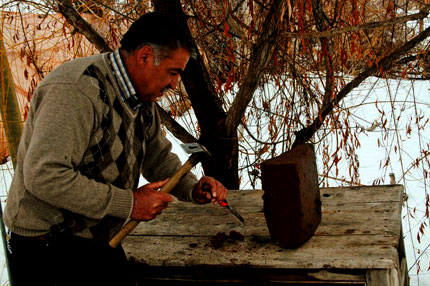 Hem çoban hem heykeltıraş