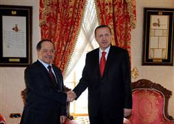 Erdoğan-Barzani görüşmesi başladı