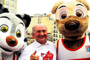 Taksim'de Olimpik ruh