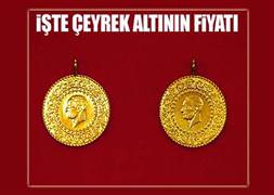 İşte çeyrek altının fiyatı