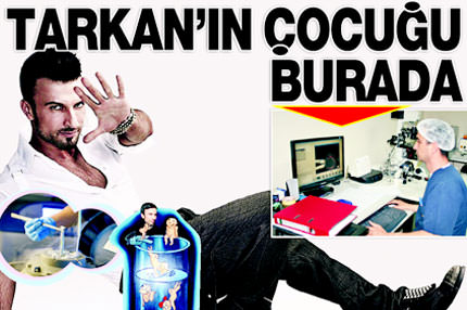 Tarkan'ın çocuğu burada