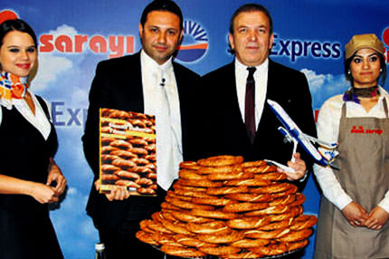 Simit uçuyor