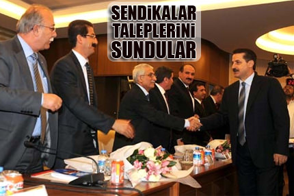 Memur sendikaları taleplerini ilettiler