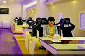 Uçak değil restoran