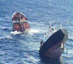 Kargo gemisi alabora oldu