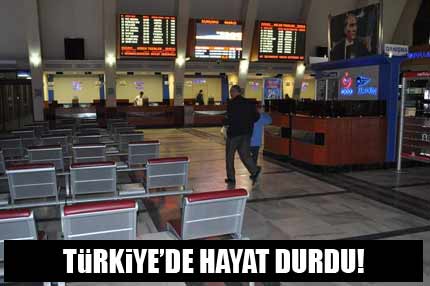 Memurlar grevde