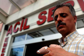 Derse almadı dayağı yedi