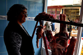 Satırlı kasap Melek Anne