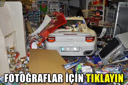 Porsche ile markete girdi!-1