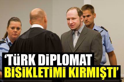 Türk diplomat bisikletimi kırmıştı