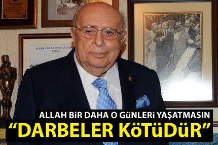 Her hal ve şartta darbeler kötüdür