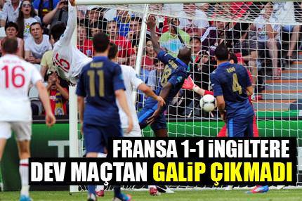 Dev maçtan galip çıkmadı