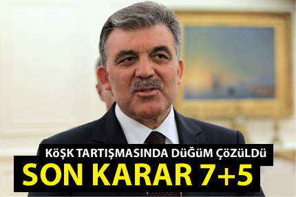 Son karar: 7+5
