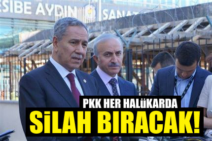 Her halükarda silahları bırakacaklar