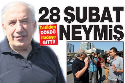Kemal Gürüz Ankara Adliyesi'nde-1