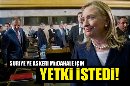 Askeri müdahale için yetki verin