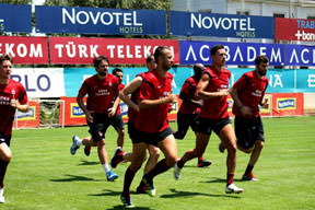 Kondisyon çalışması yaptılar