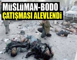 Hindistan'da Müslüman-Bodo çatışması