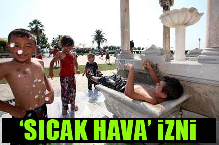 Başkentte 'sıcak hava' izni