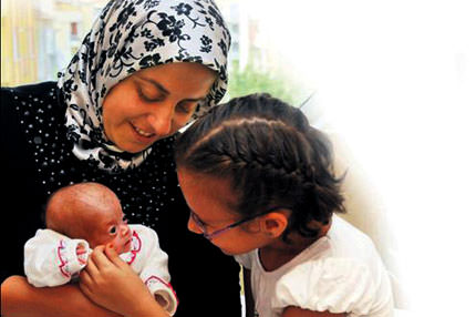 Parmak bebek hayata döndü