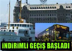 İndirimli geçişler başladı