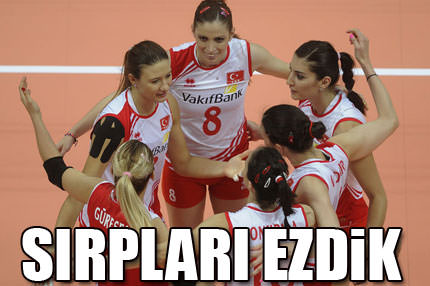 Sırpları ezdik