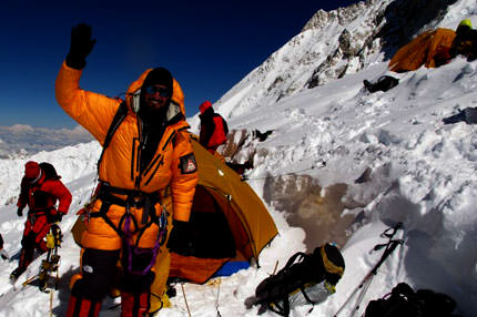 Zorlu zirvede bir Türk