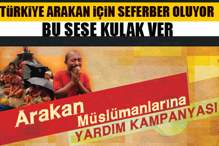 Arakan Müslümanları için yardım kampanyası