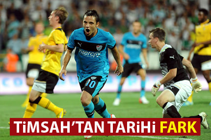Bursaspor'dan tarihi fark!