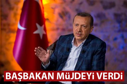 Başbakan müjdeyi verdi!