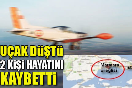 Uçak düştü
