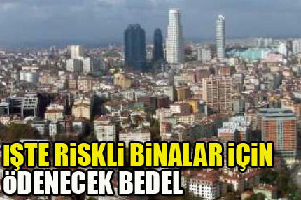 Riskli binaların tespiti için fiyatlar açıklandı