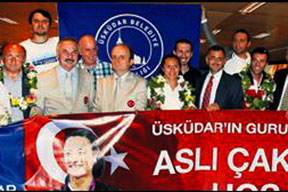 Kahramanlar yurda döndü