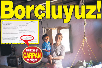 Borçluyuz!