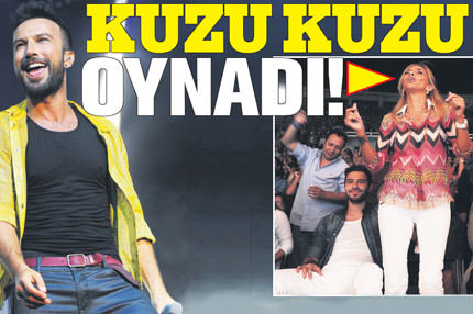 Kuzu kuzu oynadı!