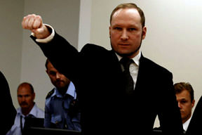 Breivik cezaya itiraz etmedi