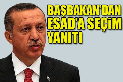 Başbakan’dan Esad’a yanıt