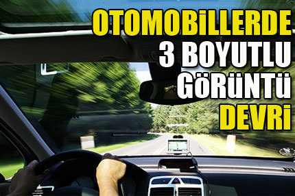 Otomobillerde 3 boyutlu görüntü devri