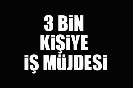 3 bin personel işe alınacak