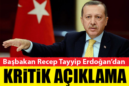 Başbakan’dan kritik açıklama