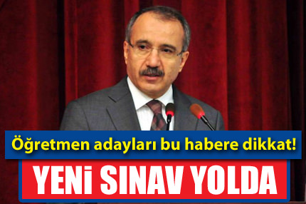 Alan sınavı da yapacağız