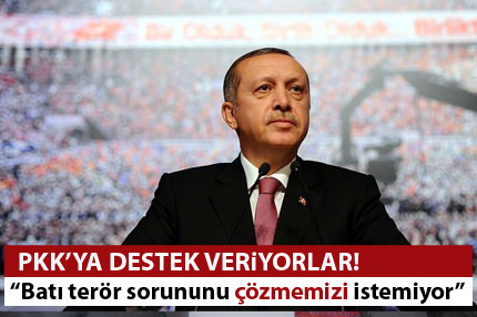 Terör sorununu çözmemizi istemiyorlar