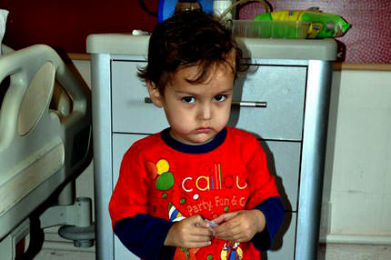 Kan ter içinde kaldı