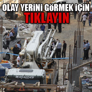 İstanbul'da okul inşaatı çöktü