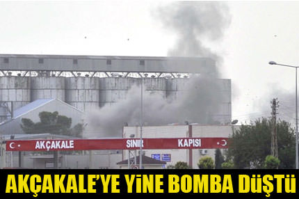 Akçakale’ye bomba düştü