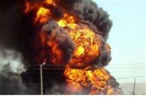 4 bin ton mühimmatlı askeri depoda patlama