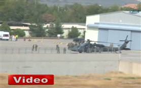 Askeri helikopter düştü