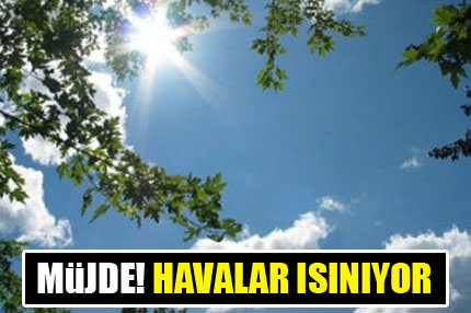Havalar ısınıyor