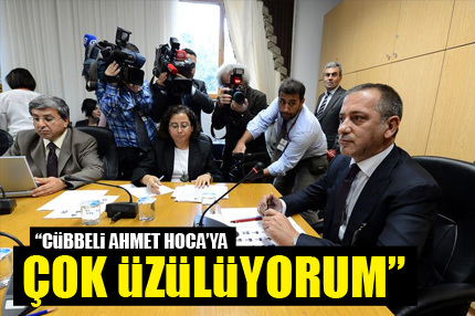 "Cübbeli'ye çok üzülüyorum"