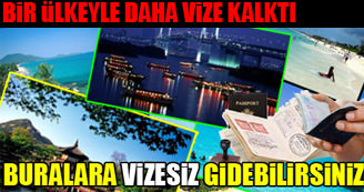 Bir ülkeyle daha vize kalktı-1